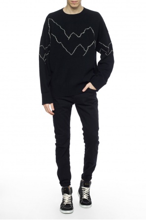 'mount' appliqued sweater, zdjęcie 2 'mount' appliqued sweater od AllSaints